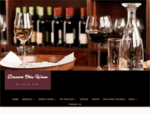 Tablet Screenshot of discoverohiowines.com
